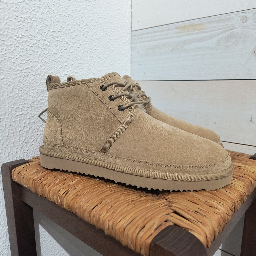 Quince Lace up fur booties